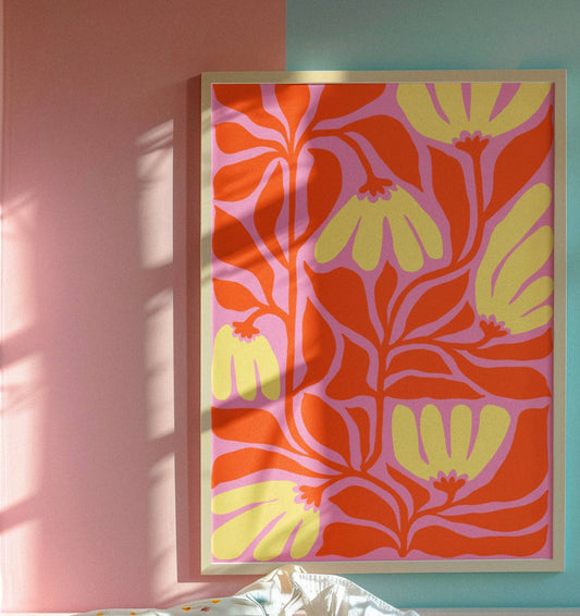 Colourful Flower print