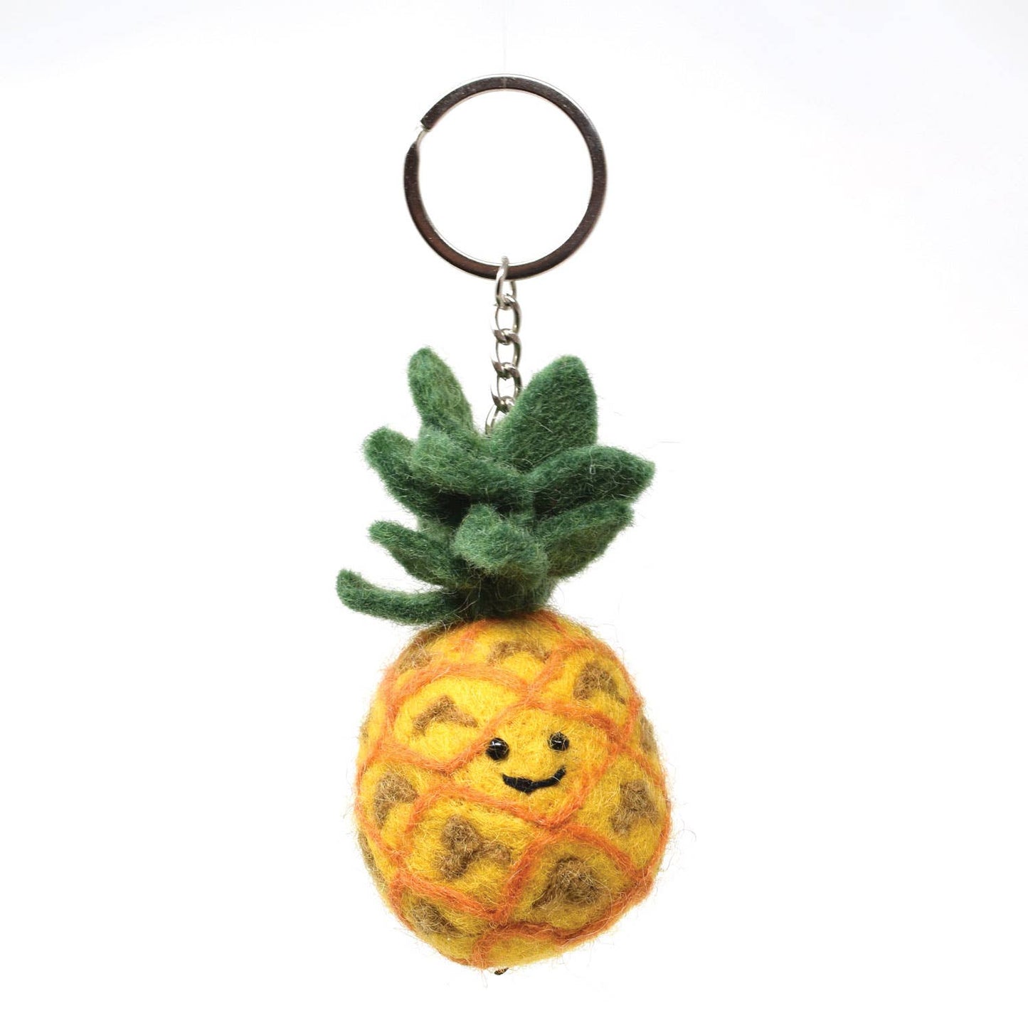 Felt Keychain - Pineapple Felt Keyring