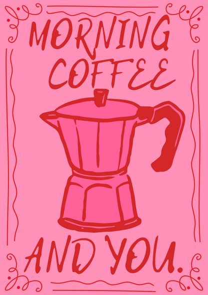 Morning coffee and you print