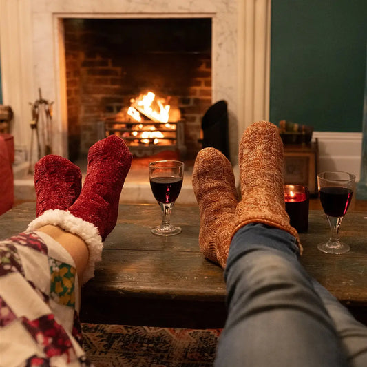Molly Chenille Slipper Socks
- Forest Green