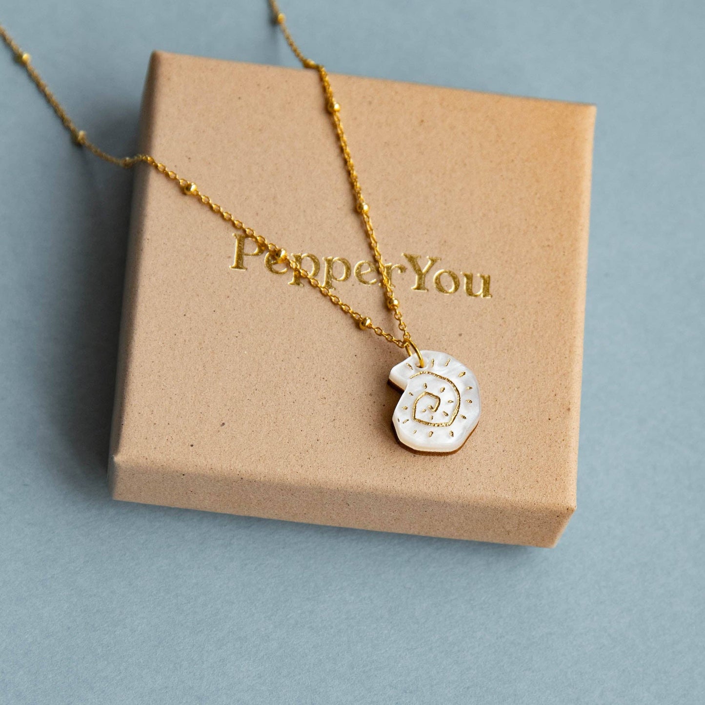Pearly White Shell Necklace