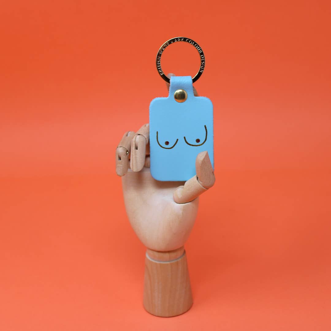 Boob Leather Key Ring