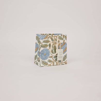 Hand Block Printed Gift Bags (Small) - Blue Stone Refresh