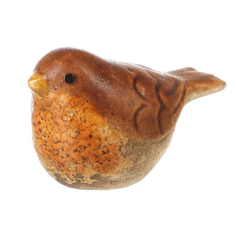 Christmas -MINI ROBIN CERAMIC ORNAMENT (efT)
