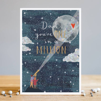 Dad One In A Million Card | Fathers Day Cards | For Him Card