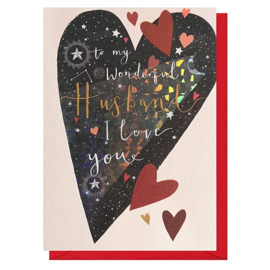 Love You Heart | Husband Anniversary Card