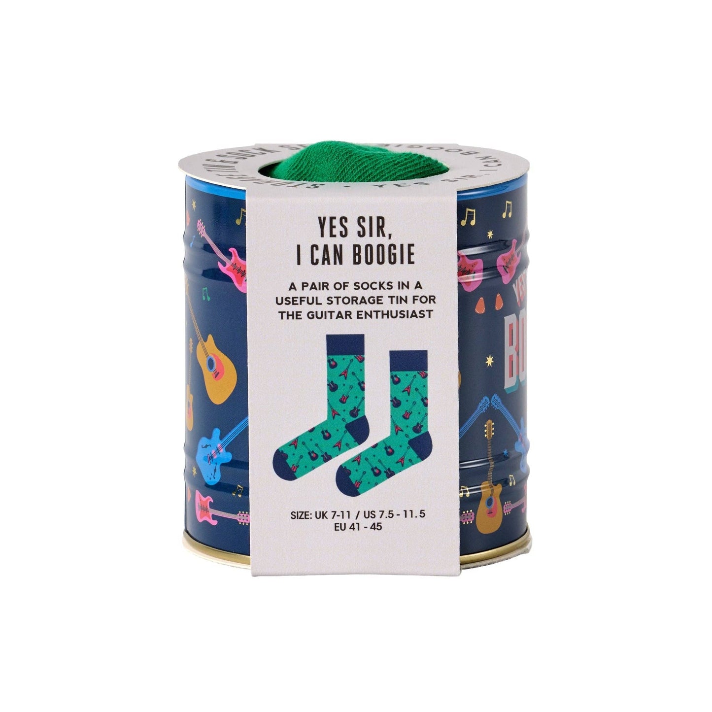 Gentlemen's Hardware Storage Tin & Sock Set - Guitar