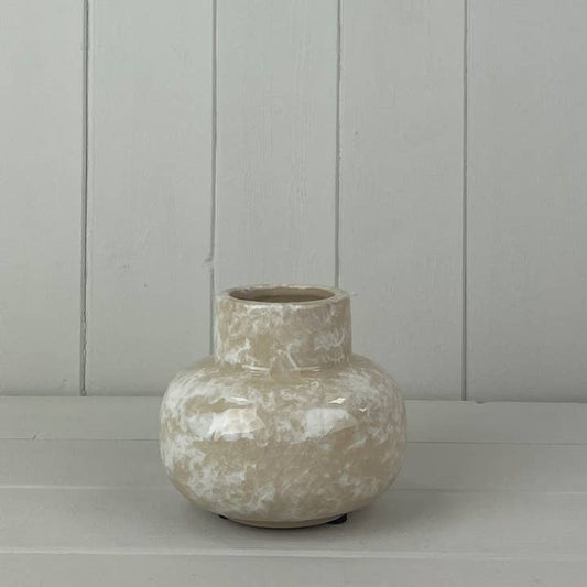 Marbled Ceramic Vase (13cm)
