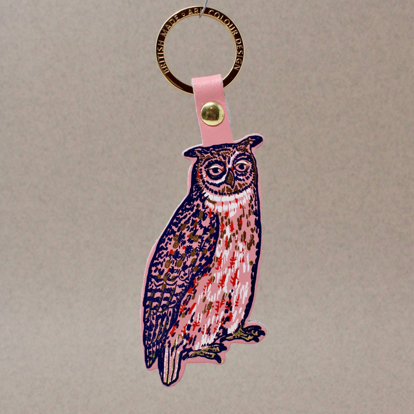 Nocturnal Owl Key Ring