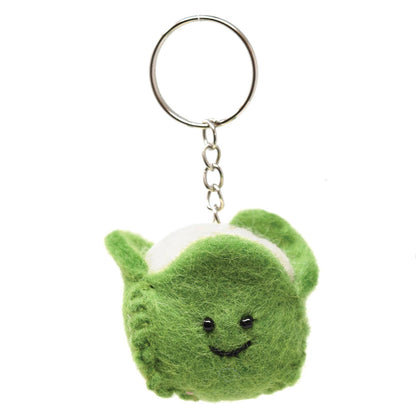 Felt Keychain - Cauliflower Felt Keyring