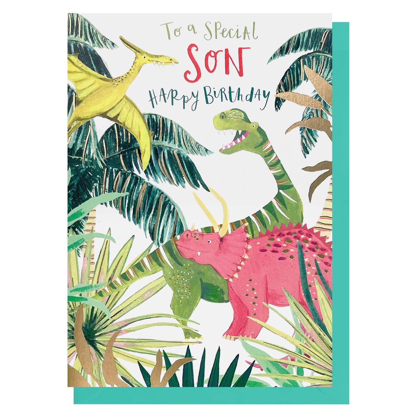 Dinosaur Birthday Card | Son Birthday Card | Children's Card