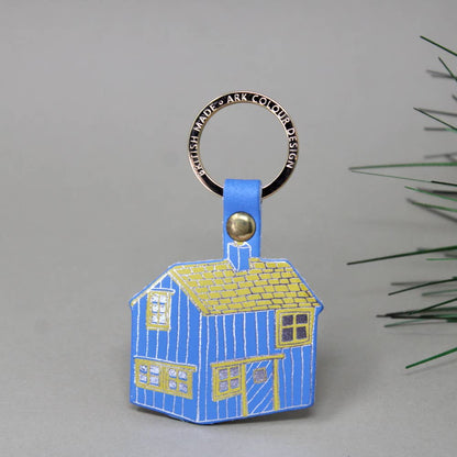 Log Cabin Key Ring