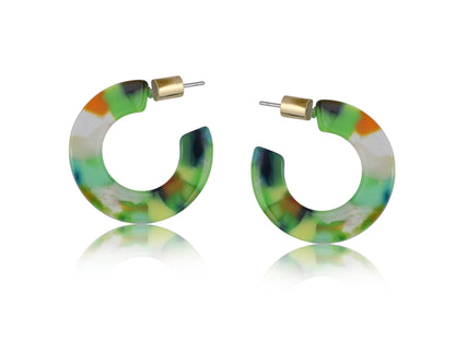 Erica Oval Hoop Earrings