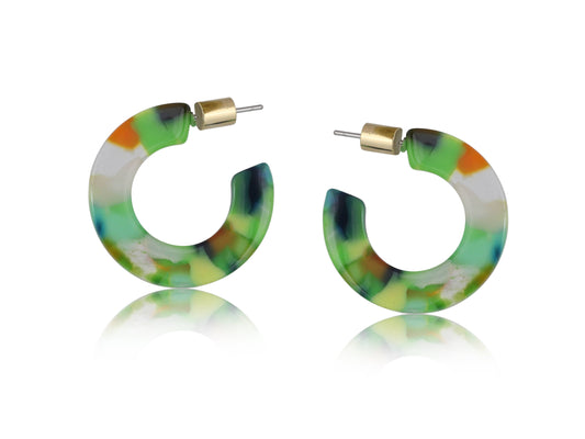Erica Oval Hoop Earrings