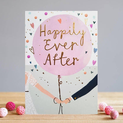 Wedding Couple Happily Ever After Card | Wedding Day Card
