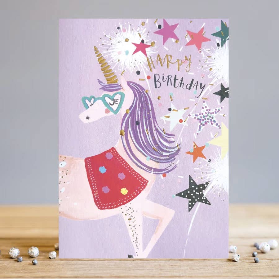 Unicorn Birthday Card | Female Birthday | Girls Birthday