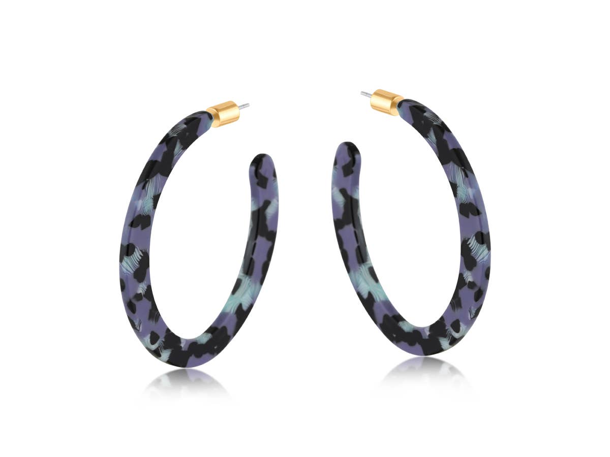 SYLVIA RESIN STATEMENT EARRINGS