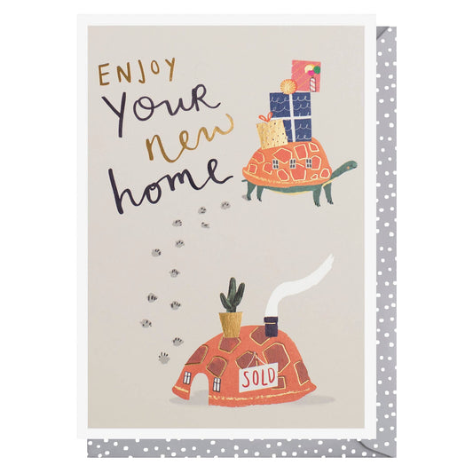 New Home Turtle Card | New Home | Animal Cards