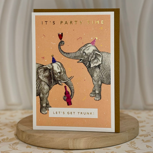 Rock on Trunk Card