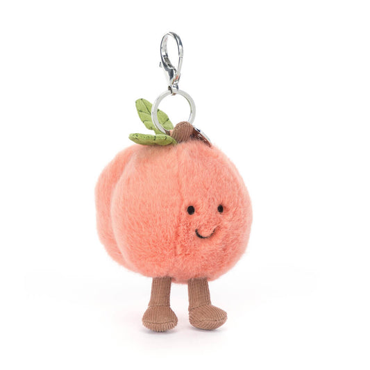 Amuseables Peach Bag Charm jellycat