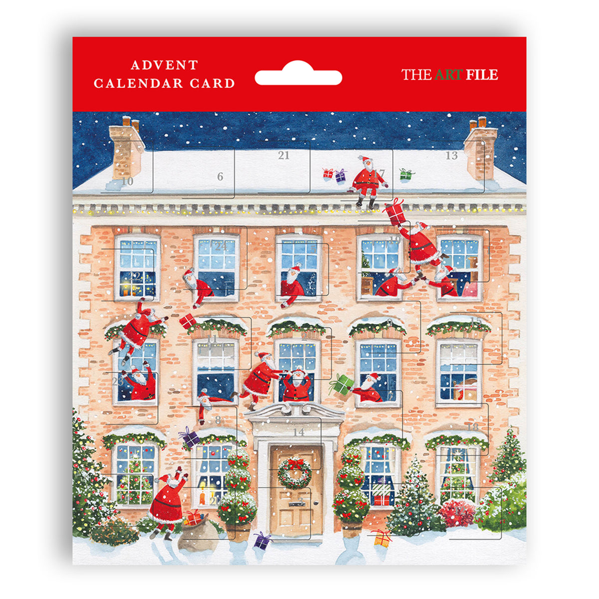 SANTAS IN HOUSE ADVENT CARD