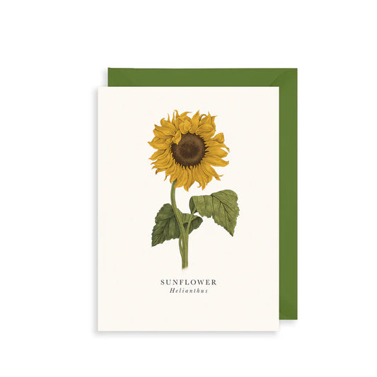 Small Greetings Card- Sunflower