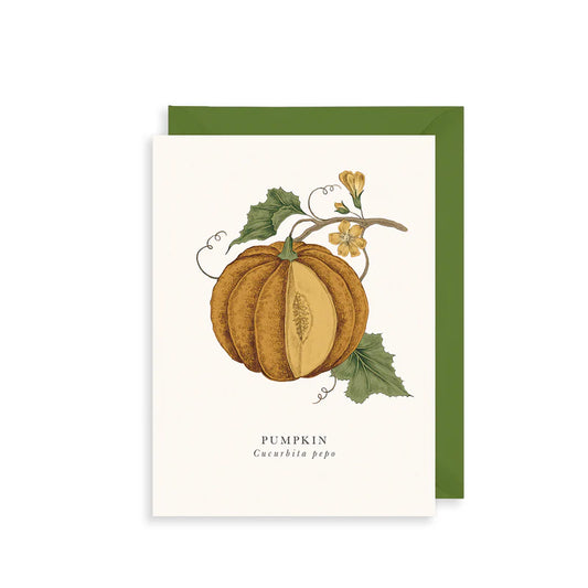 Small Greetings Card- Pumpkin