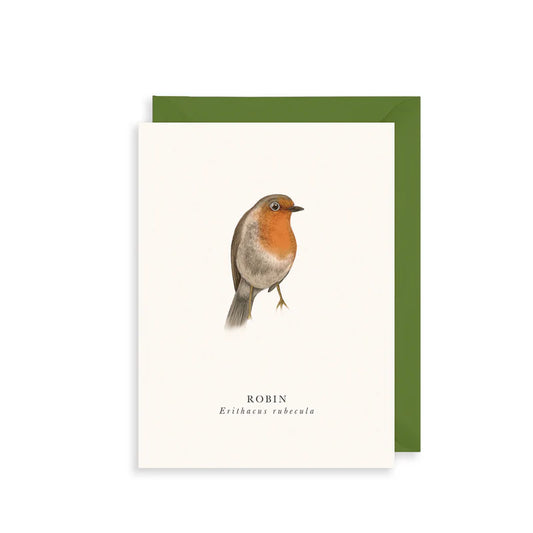 Small Greetings Card- Robin