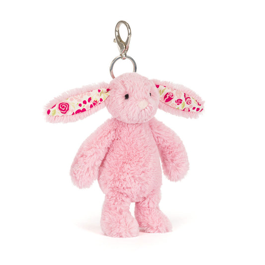 Blushkin Blossom Bunny Bag Charm Jellycat