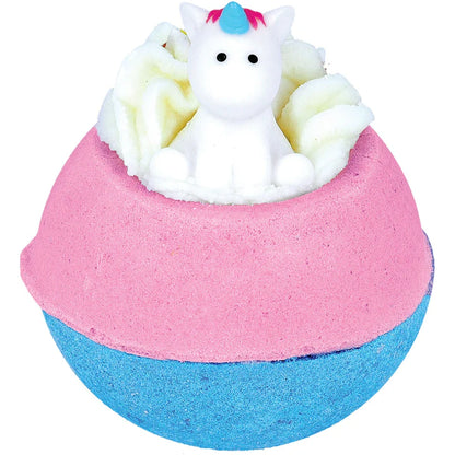 Natural Bath Bomb- Born to be a Unicorn (Raspberry Ripple)