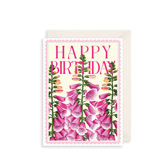 Foxglove | Small Birthday Card