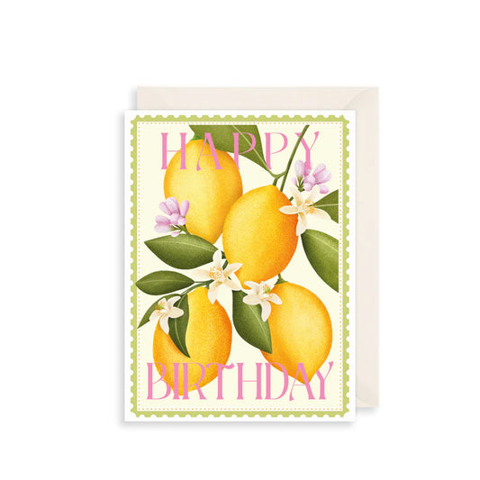 Lemons | Small Birthday Card