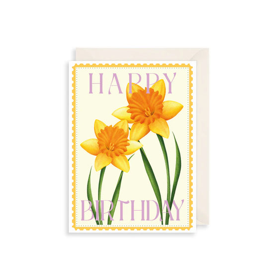 Daffodil | Small Birthday Card