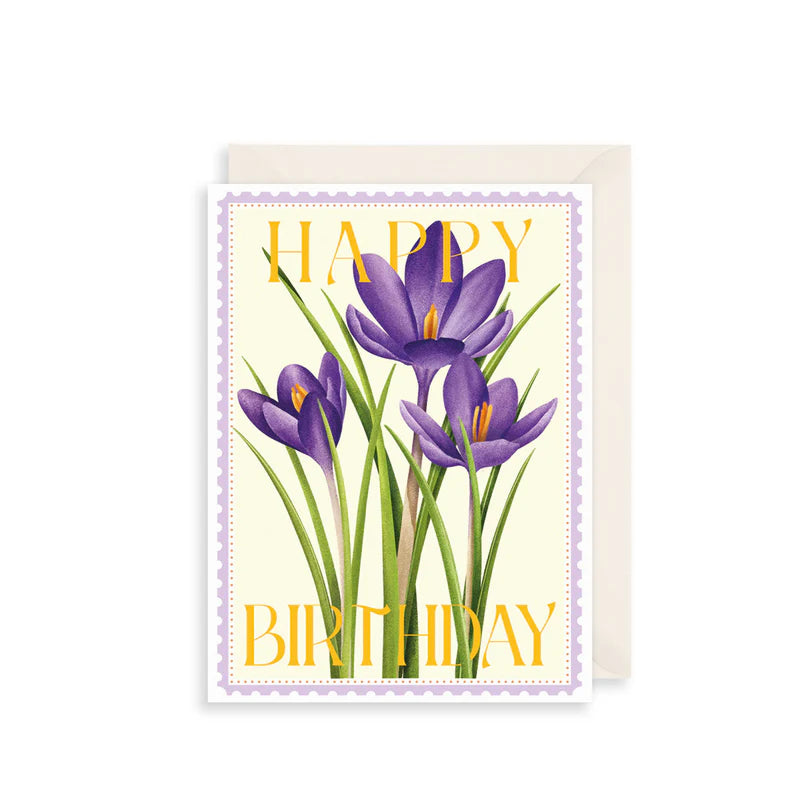 Happy Birthday Crocuses