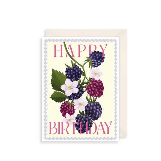 Blackberries | Small Birthday Card