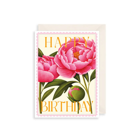 Peony | Small Birthday Card
