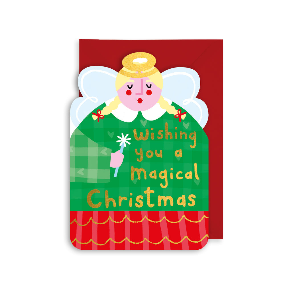 MAGICAL FAIRY XMAS CUT-OUT CARD