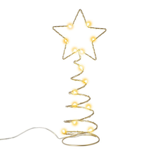 Light Up Star On Spring/ Tree Topper