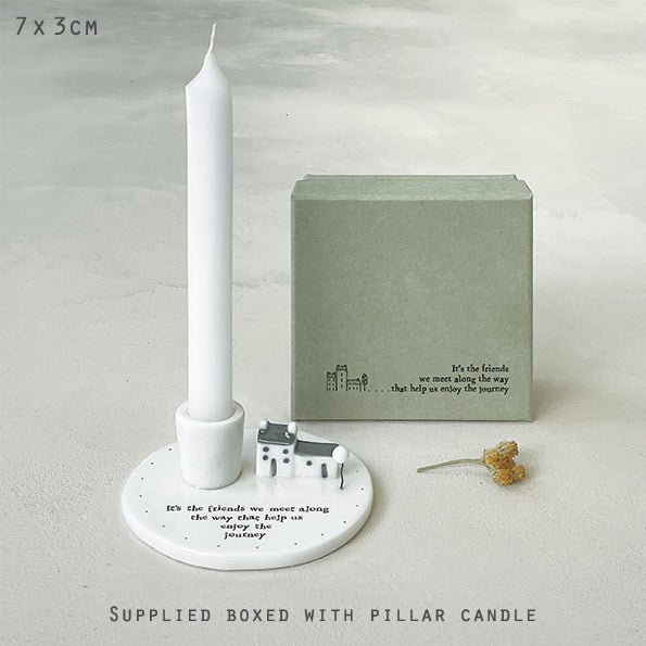 Candle Holder - It's The Friends We Meet