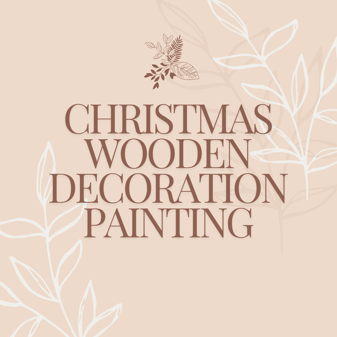 Christmas Wooden Decoration Painting