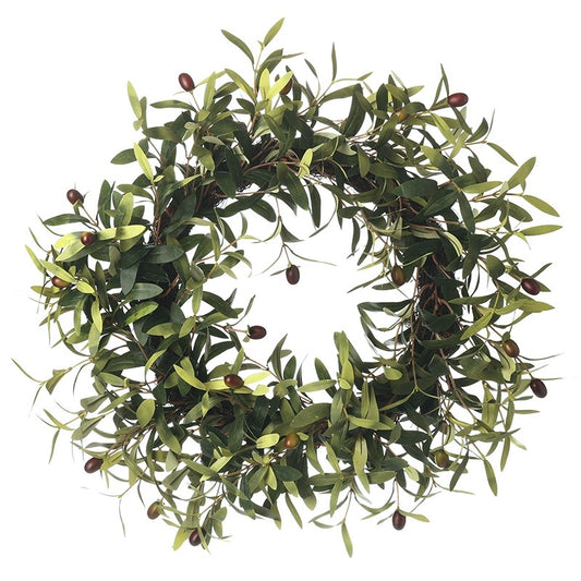 Green Olive Leaf  Wreath