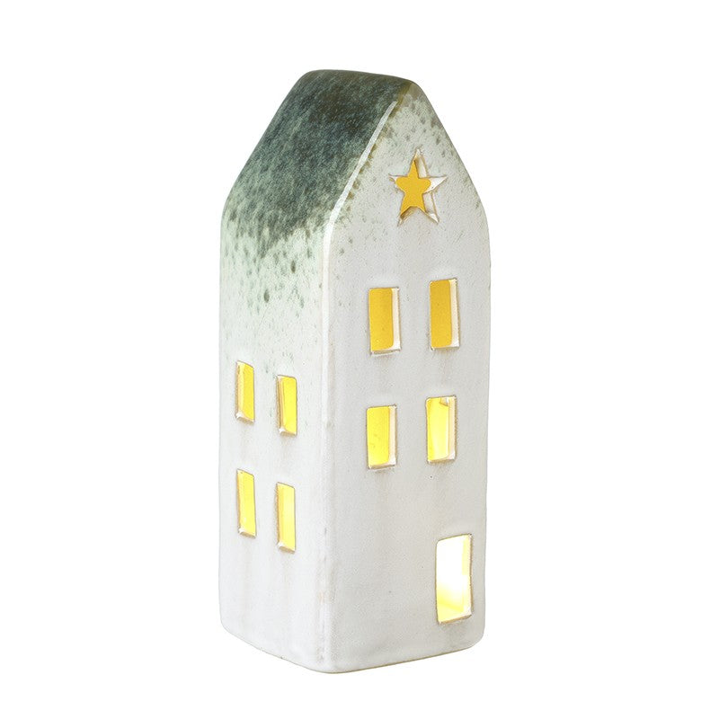 Ceramic House W/Led