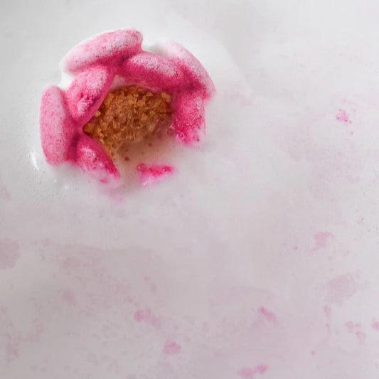 Natural Bath Bomb- Peony Blush