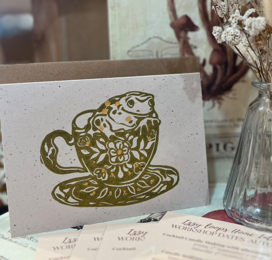 Handprinted Greetings Cards