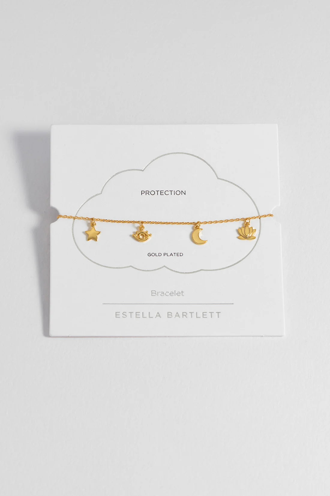 Evil Eye Moon & Stars Charm Bracelet