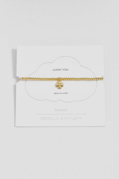 Four Leaf Clover and CZ Sienna Bracelet