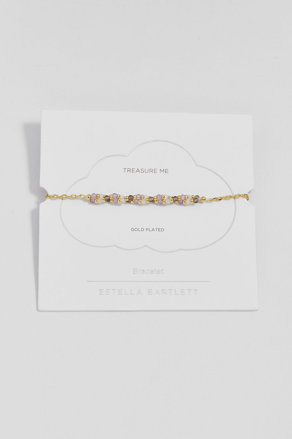 Twisted Gemstone Bead Bracelet