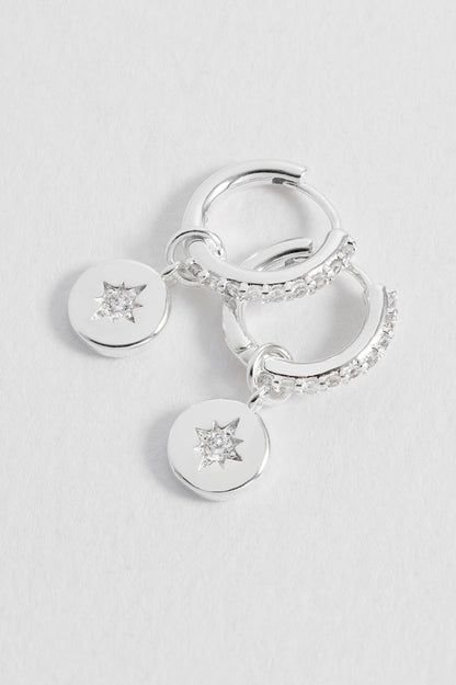 CZ North Star Coin Huggies