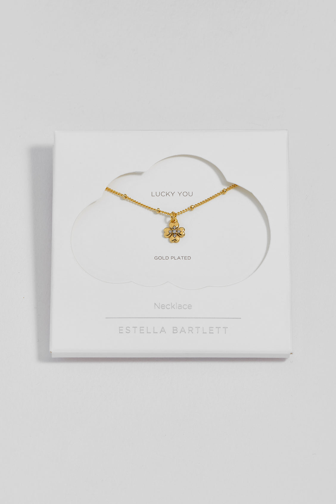 Four Leaf Clover CZ Necklace