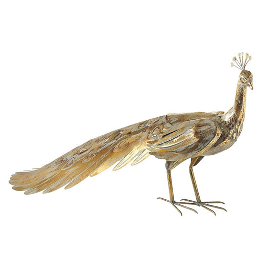 Vintage Gold Peacock Decoration